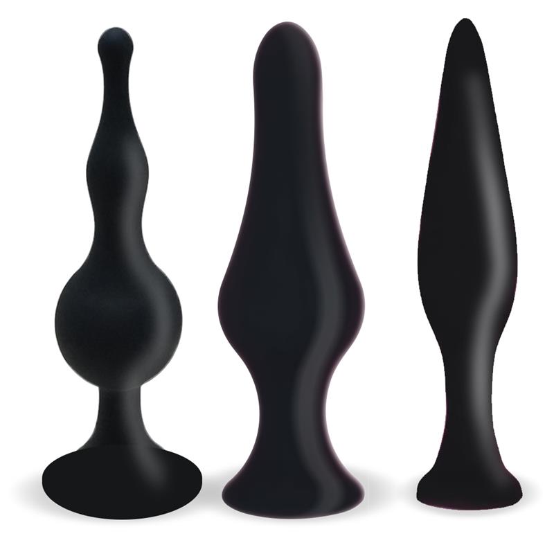 Kit 3 dilatadores anales