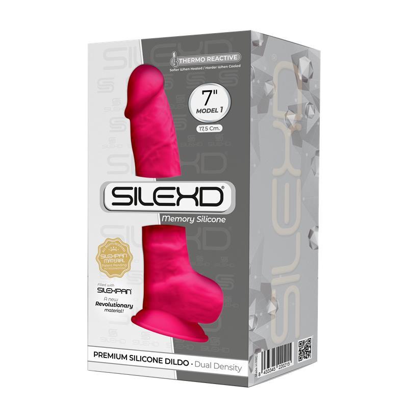 Dildo dual density rosa 17,7cm