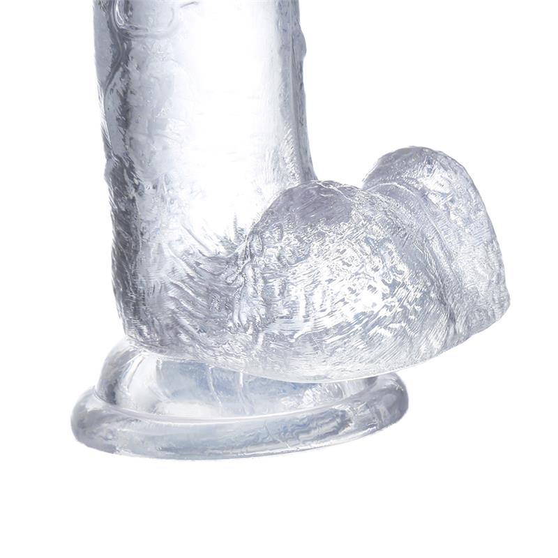 Dildo realista transparente 18cm